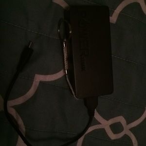 Portable charger includes a charger